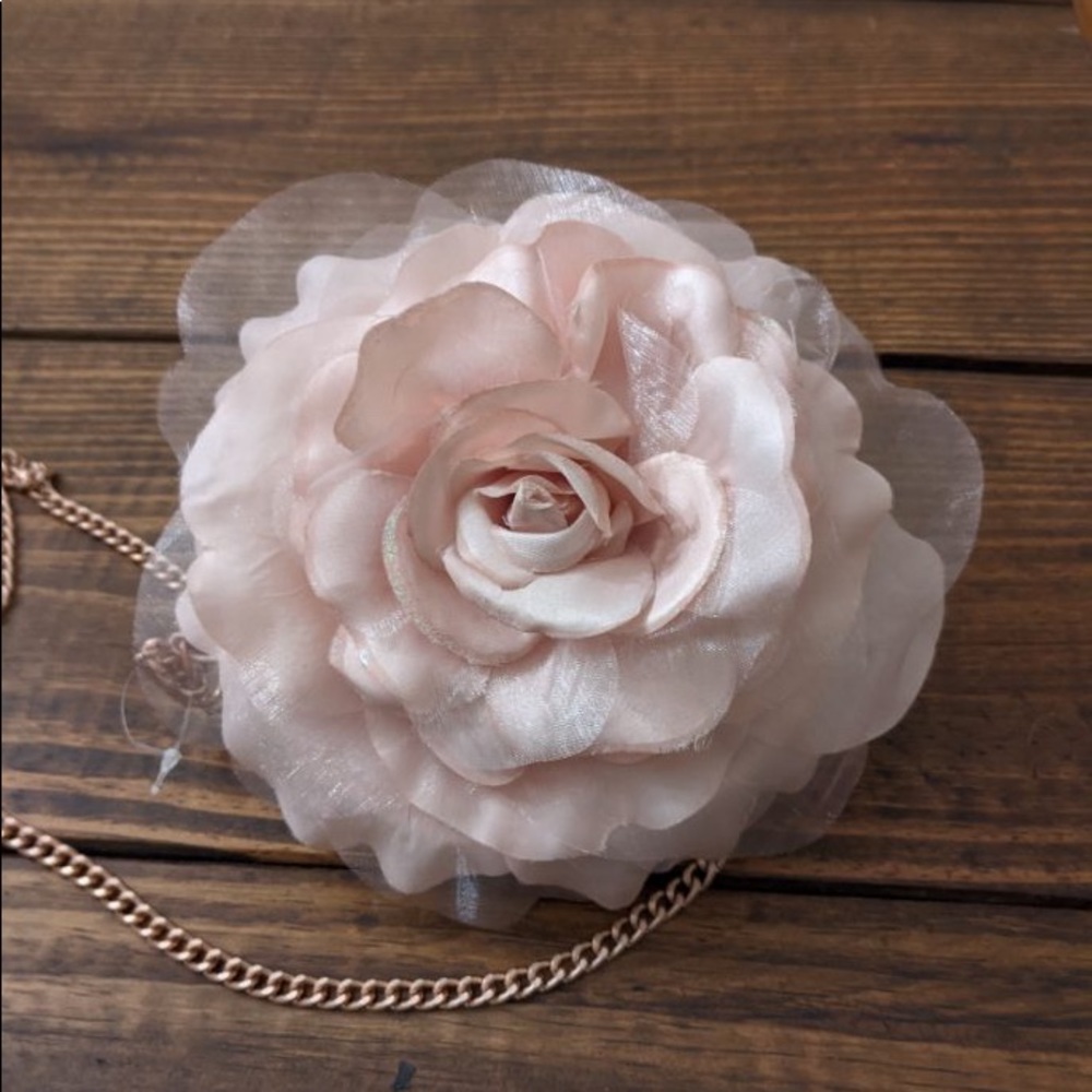 Pink Flower Purse